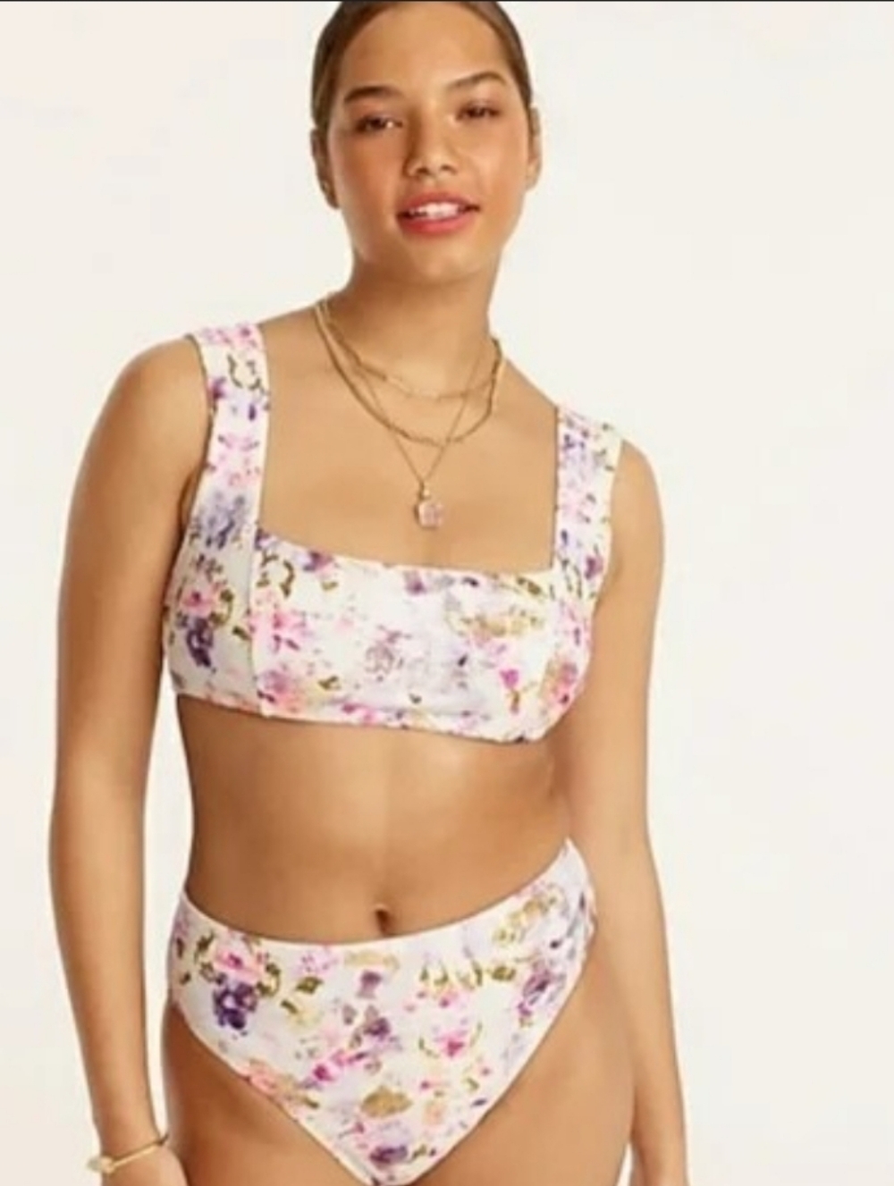 Flora Obscura for J. Crew Floral Bikini Swim Set